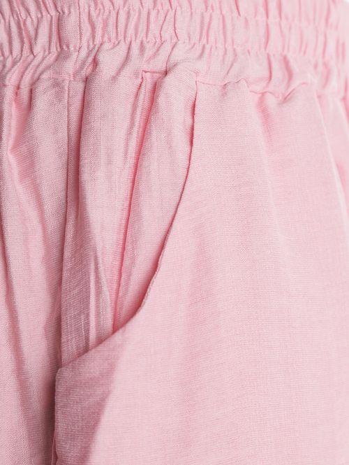 Short Cós Elástico Feminino ROSA CLARO