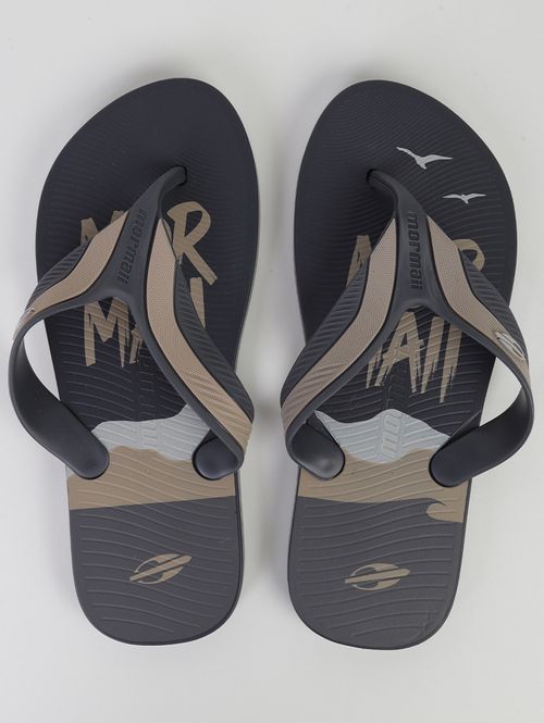 Chinelo Neocycle III Mormaii Masculino CINZA/BEGE
