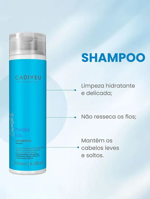 Shampoo Essentials Hydra Up Cadiveu 250ml UNICO