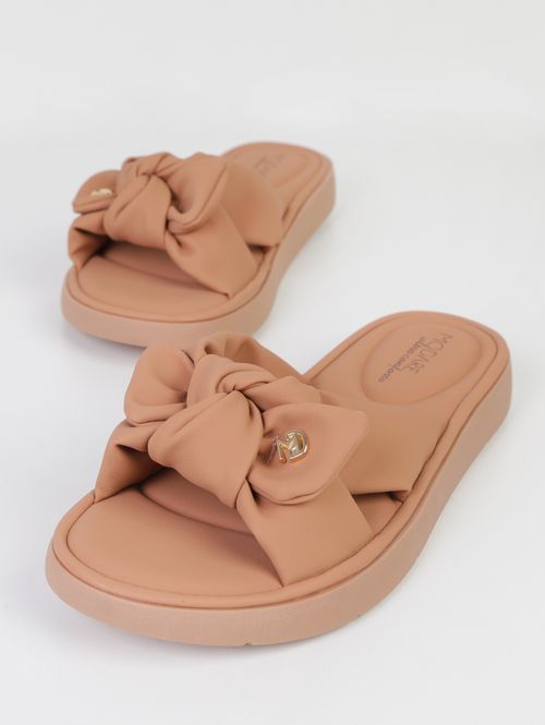Chinelo Ultra Soft Com Laço Modare Feminino NUDE
