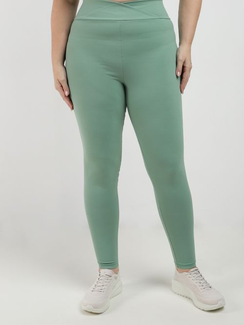 Legging Cós Transpassado Vels Plus Size Feminino VERDE