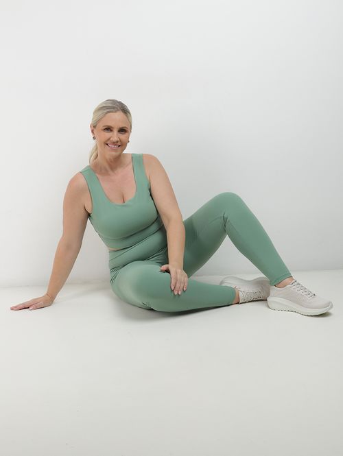 Legging Cós Transpassado Vels Plus Size Feminino VERDE
