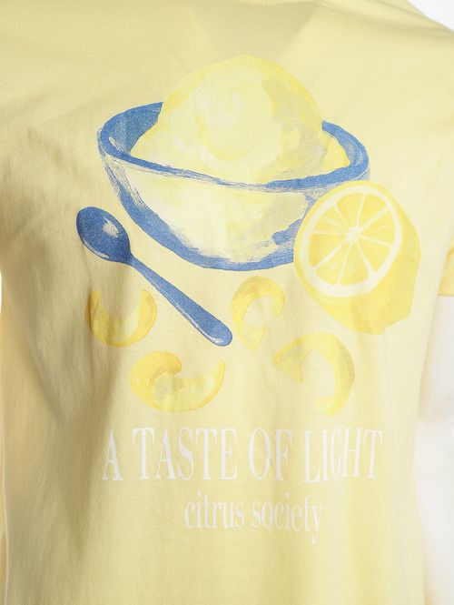 Camiseta Manga Curta Estampada Vels Masculina AMARELO