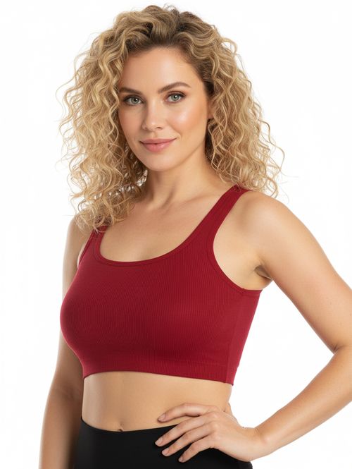 Blusa Poliamida Top Feminina VERMELHO