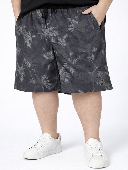 Bermuda Estampada Plus Size Masculina VERDE