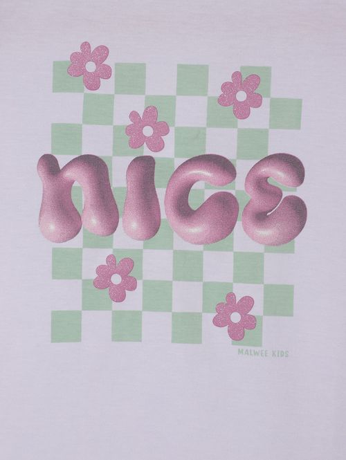 Blusa Meia Malha Manga Curta Juvenil Para Menina- BRANCO