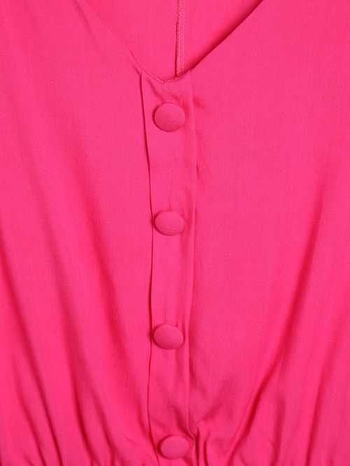 Blusa Manga Curta Plus Size Feminina ROSA