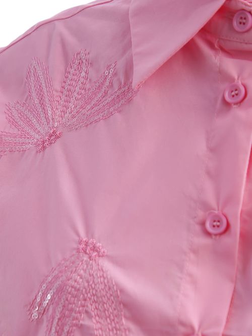 Camisa Cropped Eagle Rock Feminina ROSA