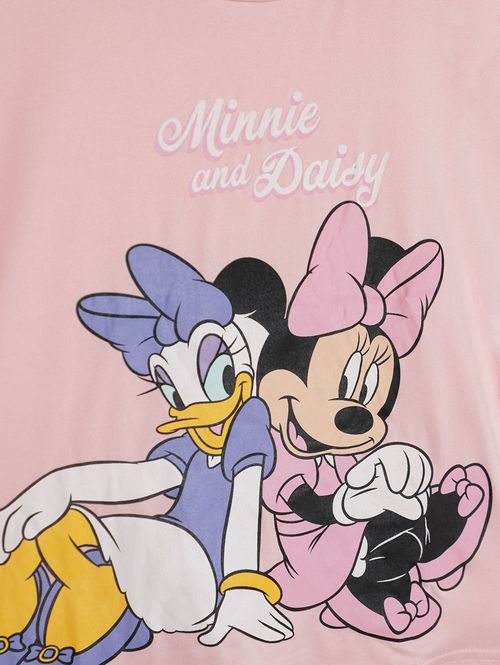 Pijama Curto Minnie Juvenil Para Menina - ROSA
