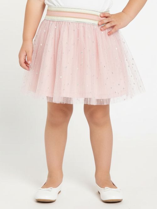 Saia Tule Infantil Para Menina - ROSA