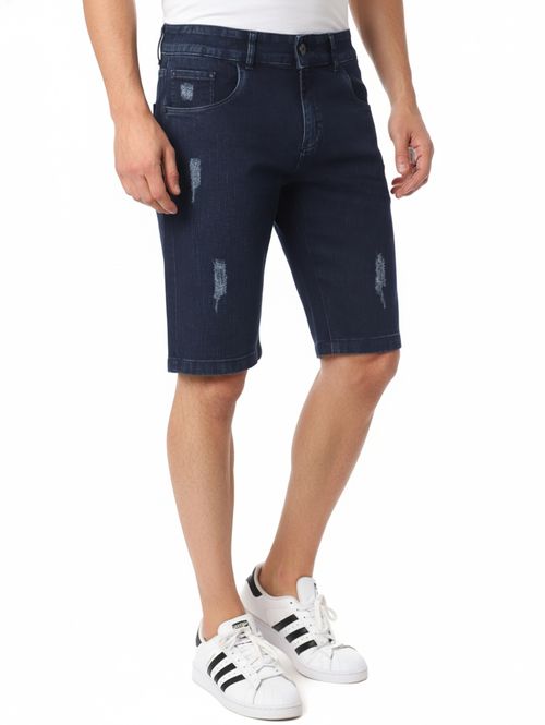 Bermuda Jeans Masculina AZUL