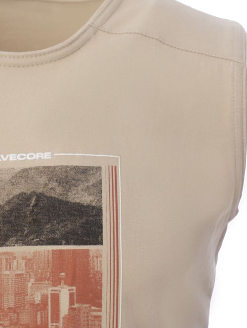 Camiseta Regata Masculina BEGE