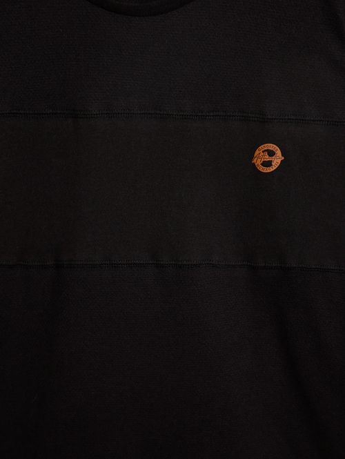 Camiseta Manga Longa Plus Size Masculina PRETO