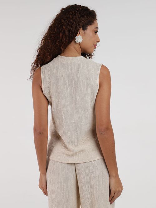 Blusa Mullet Sem Manga Autentique Feminina AREIA