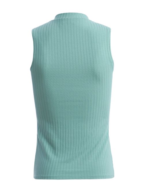 Blusa Regata Canelada Autentique Feminina Verde