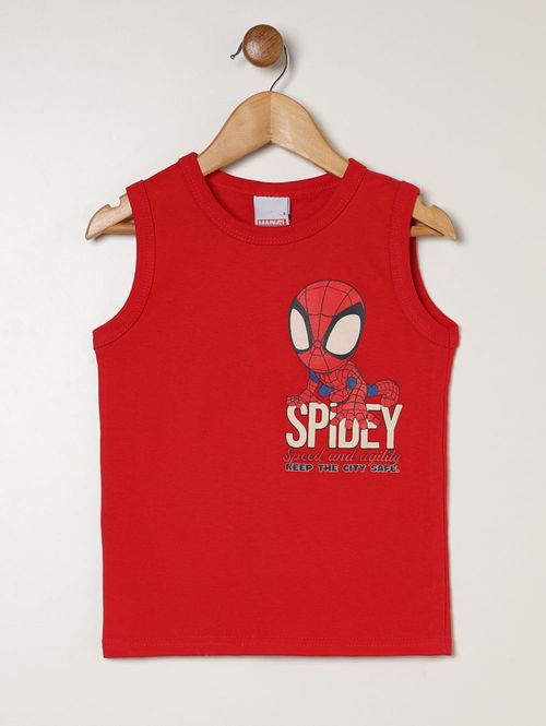 Conjunto Curto Spidey Infantil Para Menino- VERMELHO