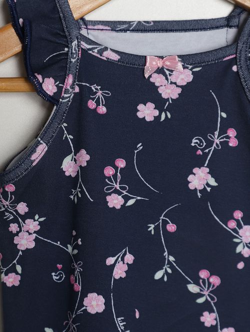 Conjunto Curto Suedine Infantil Para Bebê - MARINHO