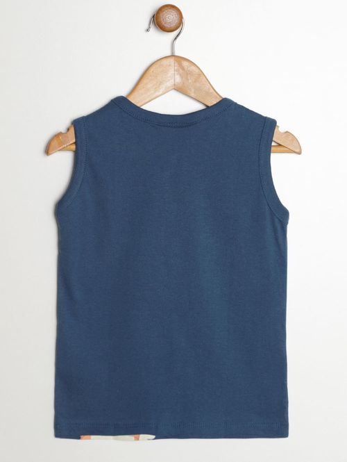 Camiseta Regata Bluey Infantil Para Menino - MARINHO