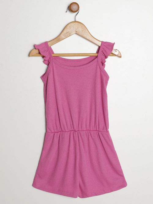 Macacão Malha Infantil Para Menina - PINK