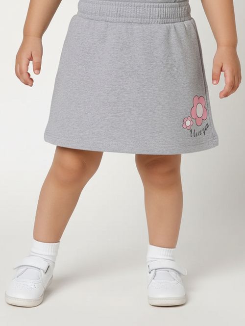 Short Moletinho Infantil Para Menina- MESCLA