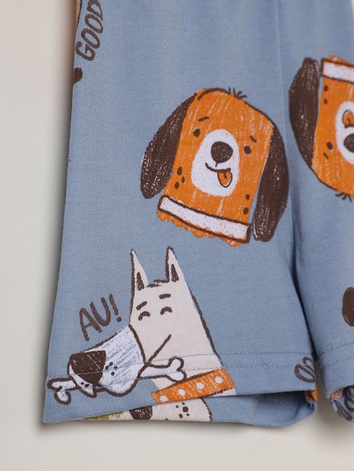 Conjunto Curto Infantil Para Bebê - OFF WHITE