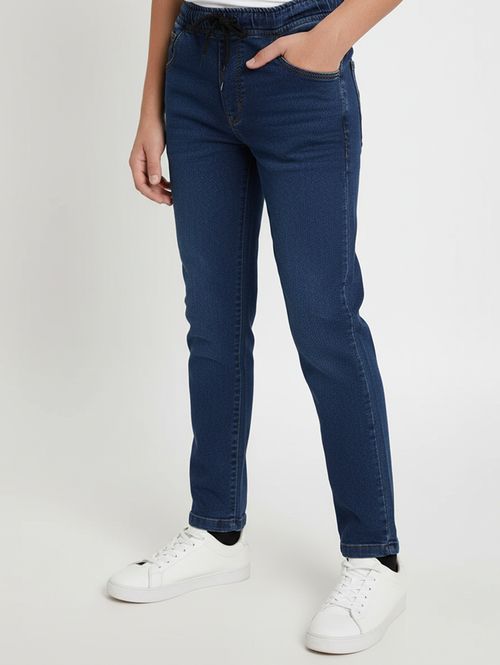 Calça Jeans Juvenil Para Menino - AZUL