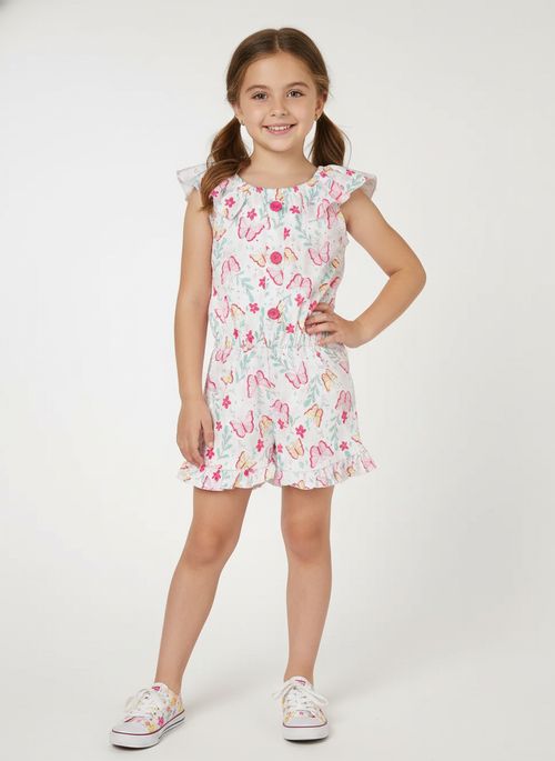 Macacão Malha Infantil Para Menina - PINK