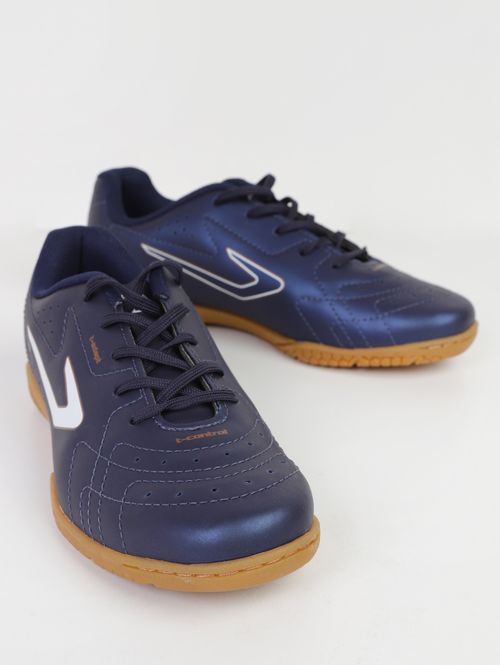 Chuteira Boleiro IV Topper Juvenil Para Menino - MARINHO/BRANCO