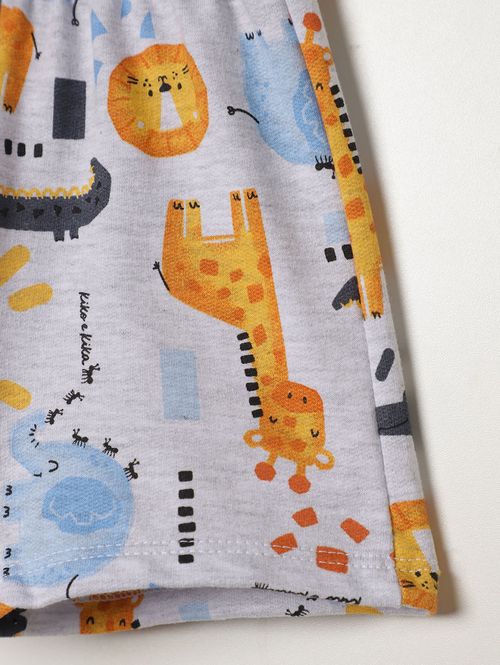 Conjunto Curto Infantil Para Bebê - AMARELO