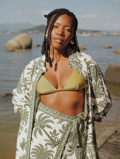 Camisa Viscose Autentique Feminina VERDE