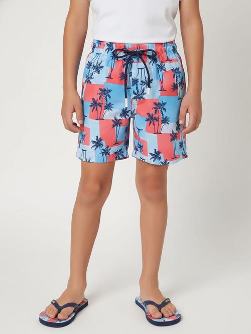 Bermuda Microfibra Infantil Para Menino - AZUL