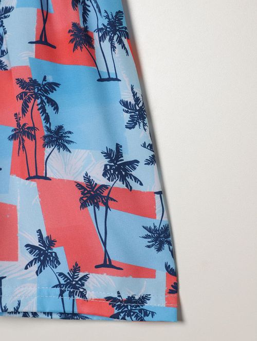 Bermuda Microfibra Infantil Para Menino - AZUL