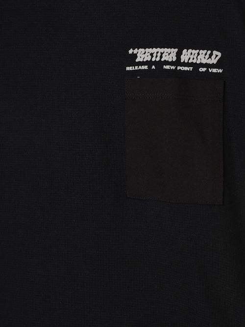 Camiseta Oversized Juvenil Para Menino - PRETO