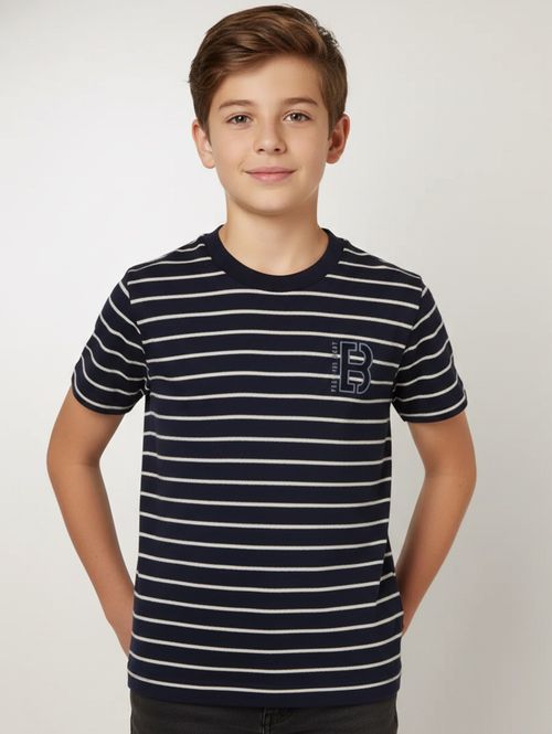 Camiseta Malha Juvenil Para Menino - MARINHO