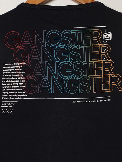 Camiseta Regata Gangster Juvenil Para Menino - MARINHO