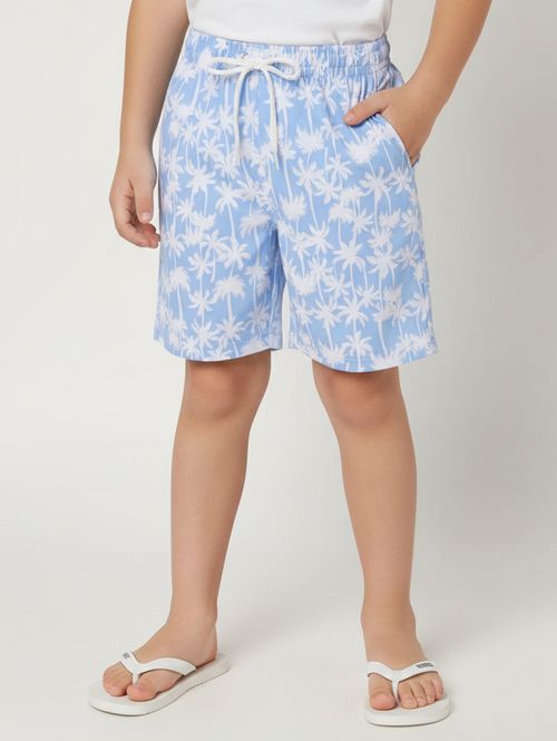 Bermuda Tactel Infantil Para Menino - AZUL