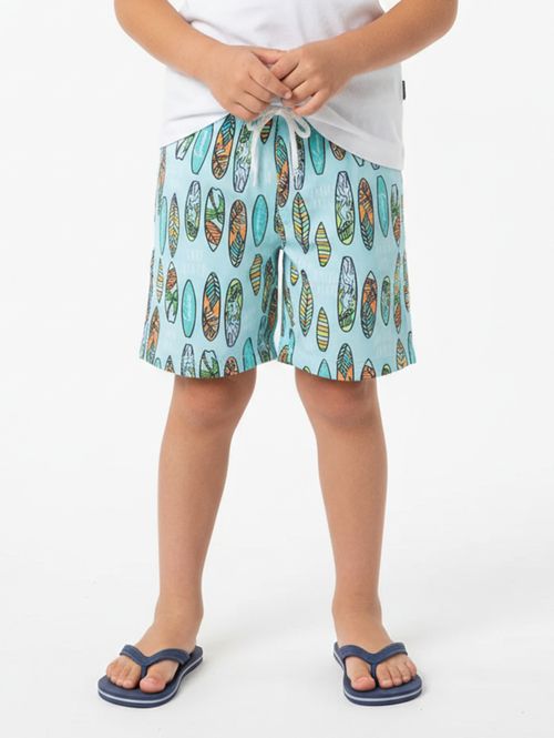 Bermuda Tactel Infantil Para Menino - VERDE