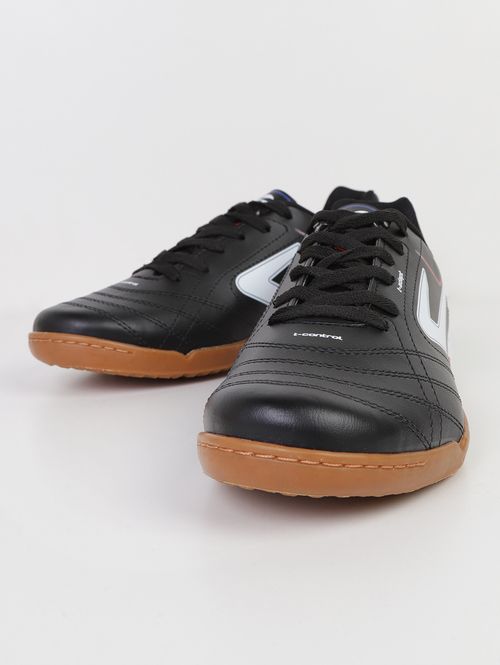 Chuteira Futsal Bairro Topper Masculina PRETO/BRANCO