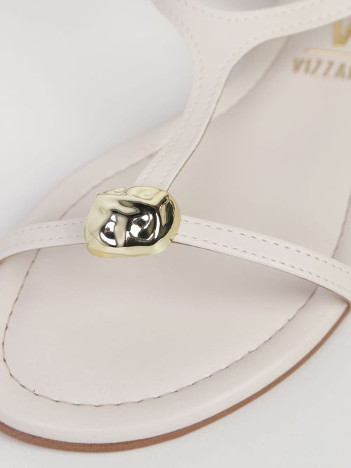 Sandália Detalhe em Metal Vizzano Feminina OFF WHITE