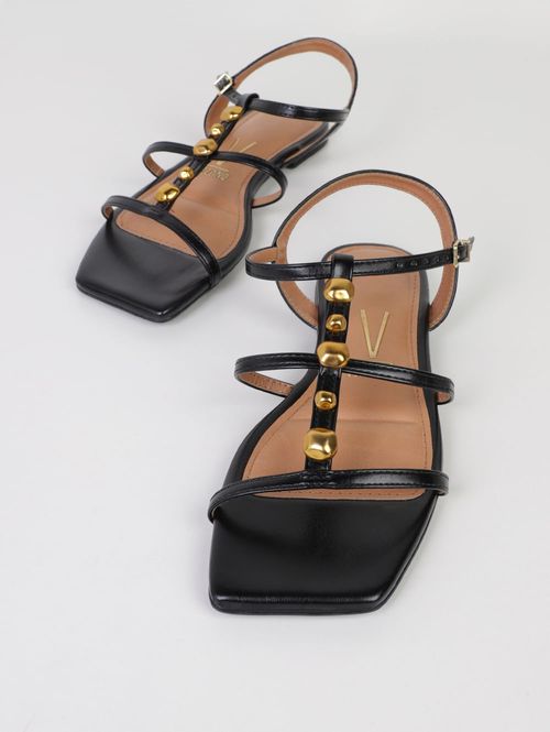 Sandália Bico Quadrado Vizzano Feminina PRETO