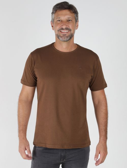 Camiseta Básica Masculina MARROM