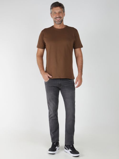 Camiseta Básica Masculina MARROM