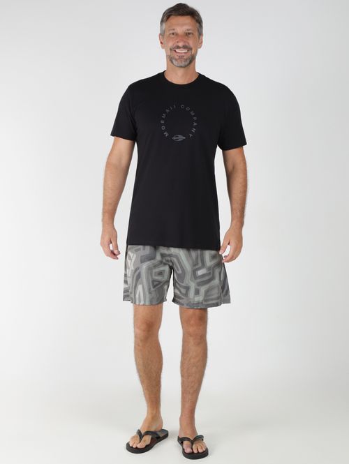 Camiseta Manga Curta Mormaii Masculina PRETO