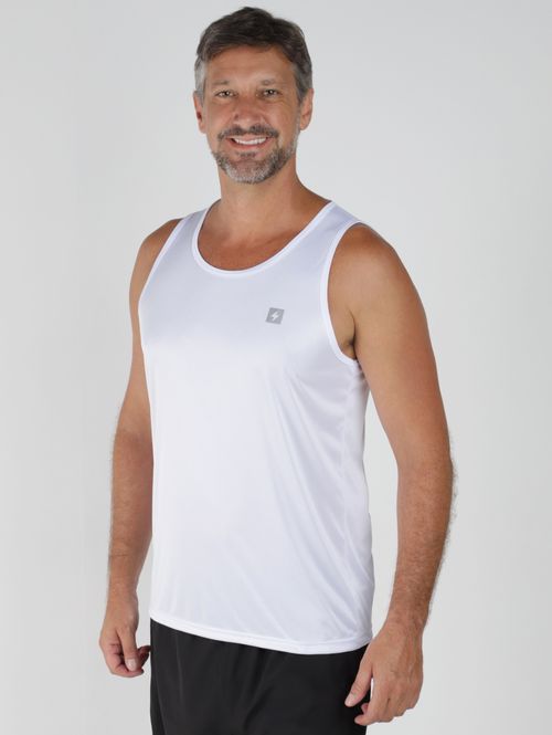 Camiseta Básica Regata Running Masculina BRANCO