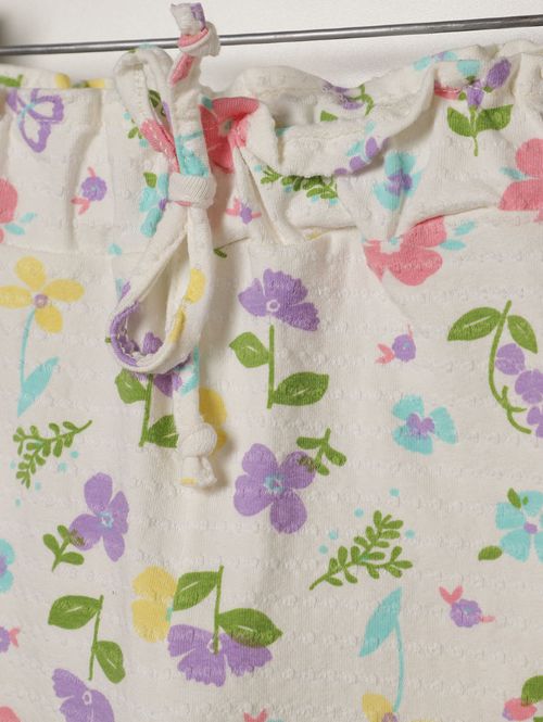 Short Cotton Texturizado Infantil Para Menina - ROSA