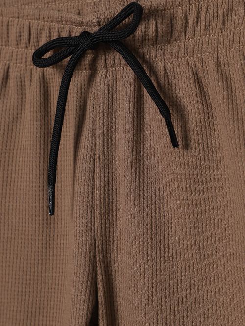 Bermuda Malha Infantil Para Menino - CAQUI