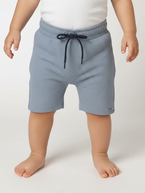 Bermuda Malha Infantil Para Menino - AZUL