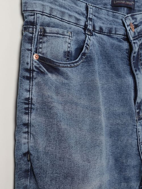 Calça Jeans Comfort Plus Size Masculina AZUL