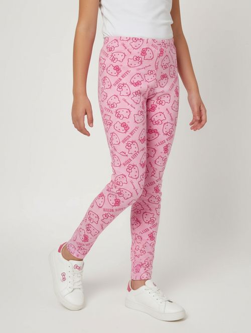 Calça Legging Hello Kity Juvenil Para Menina - ROSA