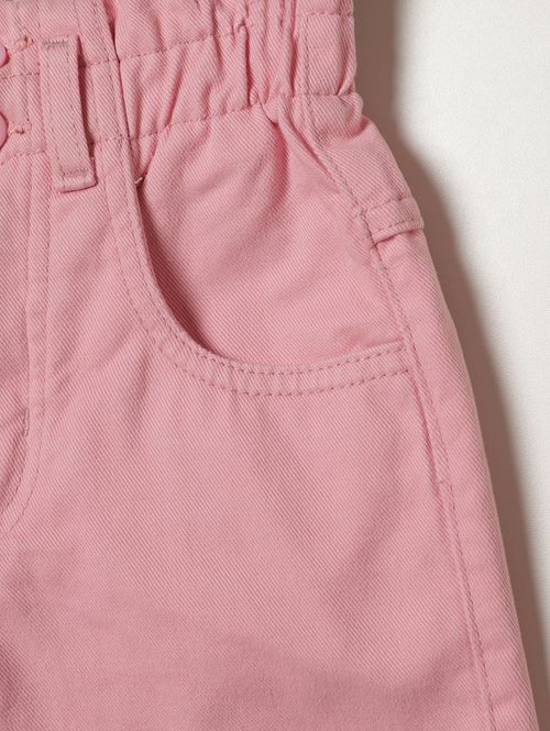 Short Sarja Infantil Para Menina - ROSA
